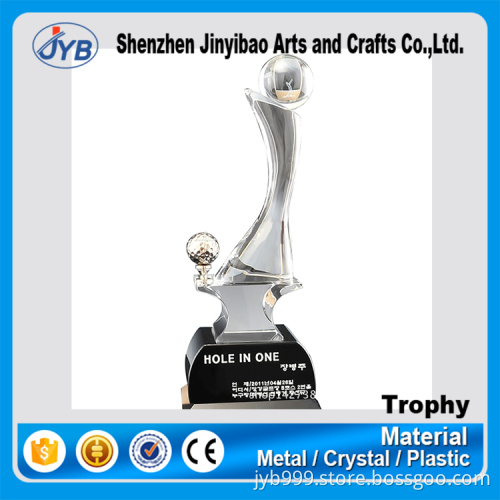 high-end fancy quality crystal trophy stand manufacturer